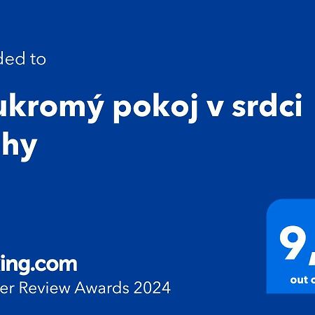 Soukromy Pokoj V Srdci Prahy Apartman Prága Kültér fotó
